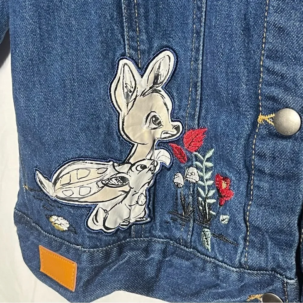Disney Snow White Animators' Denim Jean Jacket‎ Girls 9/10